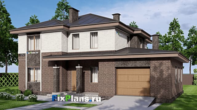 Двухэтажный дом F-12941