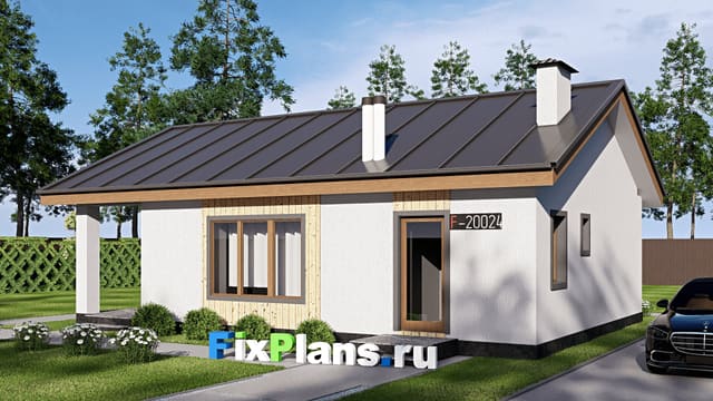 Одноэтажный дом F-20024