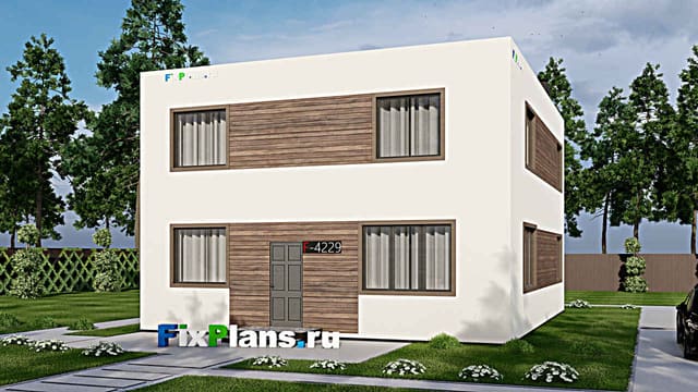 Двухэтажный дом F-4229